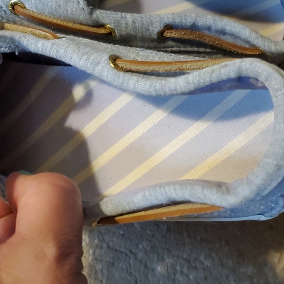 Sperry Top Sider Boat Shoes with Sequin - Picture 5 of 6